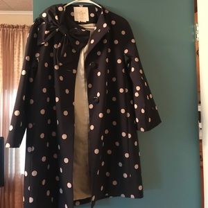 Kate spade dorthy polka dot coat